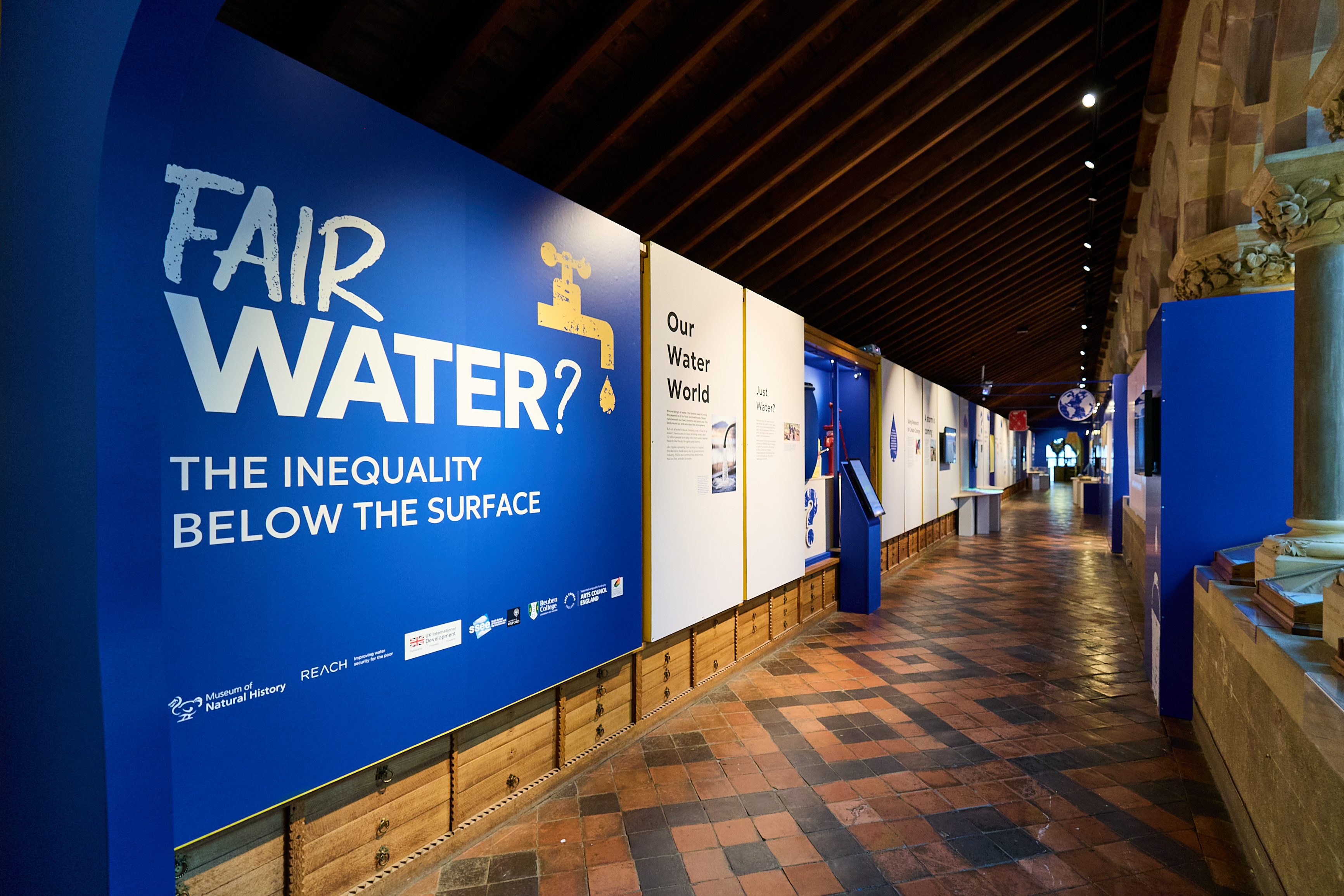 Fair Water? Exhibition at the Oxford University Natural History Museum by Ian Wallman