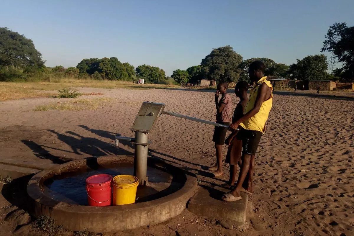 hand pump in rural zambia  credit uptime